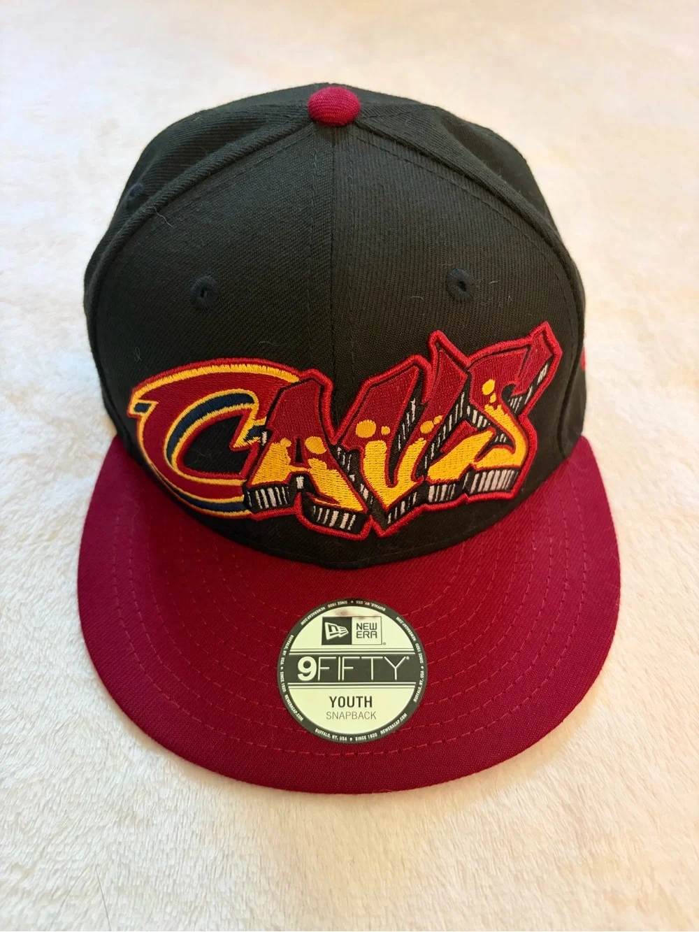 New Era Cleveland Cavaliers Snapback - Black & Wine